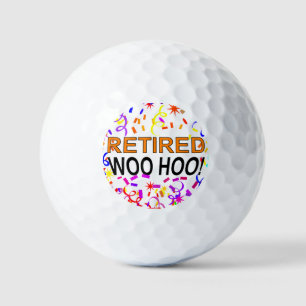 Balles De Golf Parti Woo Hoo Confetti à la retraite