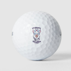 BALLES DE GOLF PAS DE DRAME POUR CE TRAUMA LAMA