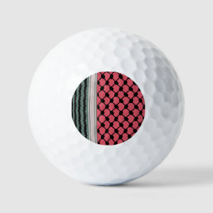 Balles De Golf Pastèque palestinienne Hatta Keffiyeh Kufiya Folk