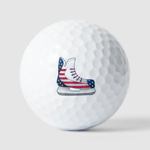 Balles De Golf Patins à hockey sur glace USA