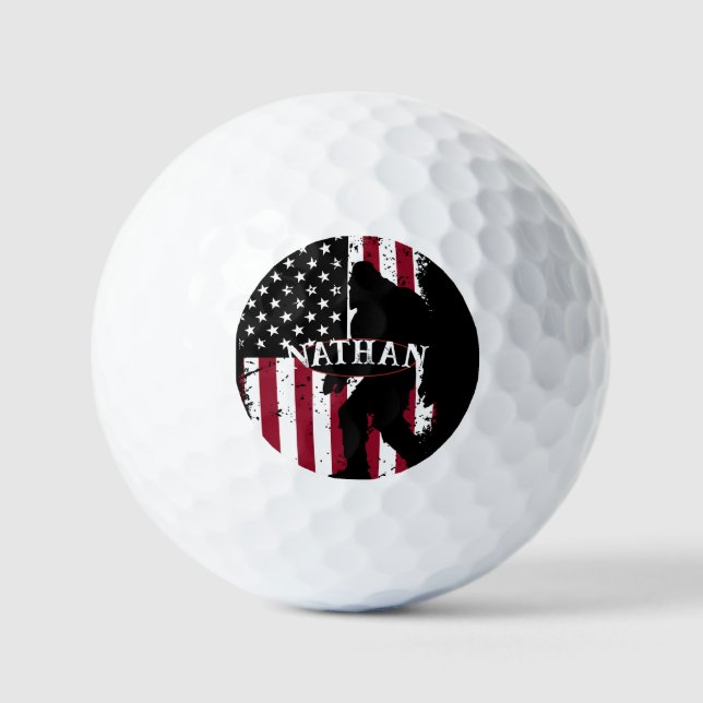 Balles De Golf Patriotique Bigfoot (Recto)
