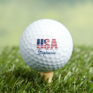Balles De Golf Patriotique USA Design Golf Balls