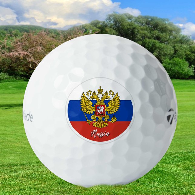 Balles De Golf Pavillon de golf Patriotique Russe, Russie (Créateur téléchargé)