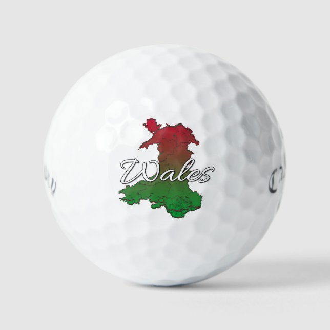 Balles De Golf Pays de Galles (Recto)