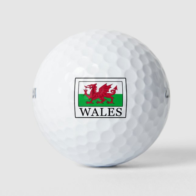 Balles De Golf Pays de Galles (Devant)