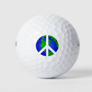 Balles De Golf Peace World Peace