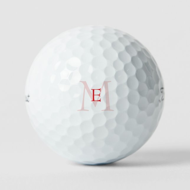 Balles de Golf Peach Monogram Woman Titleist VI (Recto)