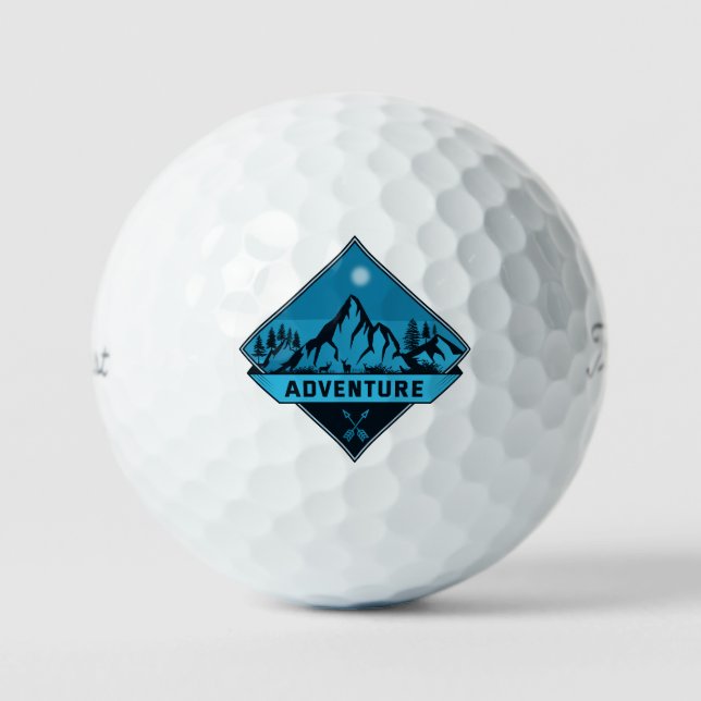 Balles De Golf Peak Performance Adventure Golf Balls (Recto)
