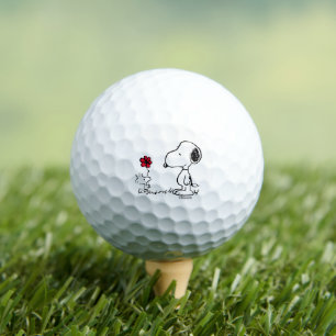 Balles De Golf PEANUTS Motif rouge et noir