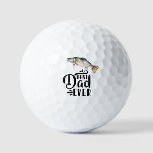 Balles De Golf Pêche papa meilleur papa jamais