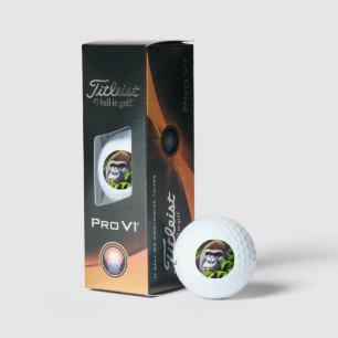 Balles De Golf Peekaboo Gorilla, Bals De Golf
