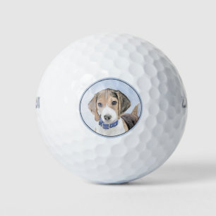 Balles De Golf Peinture beagle - Cute Original Chien Art