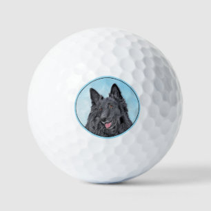 Balles De Golf Peinture belge Sheepdog - Cute Original Chien Art