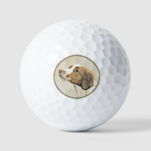 Balles De Golf Peinture Brittany - Jolie illustration originale d