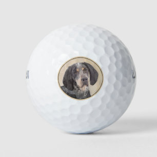 Balles De Golf Peinture de linge bluetick - mignon chien original