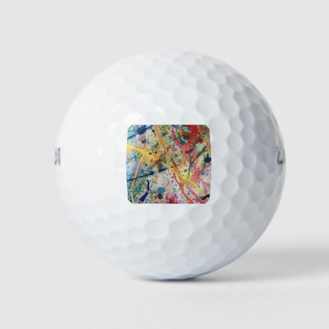 Balles De Golf Peinture de plaque (Devant)