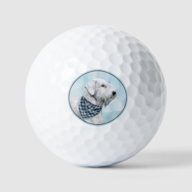 Balles De Golf Peinture Sealyham Terrier - Cute Original Chien Ar (Recto)