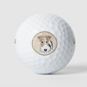 Balles De Golf Peinture Terrier de Renard de fil - Cute Original 