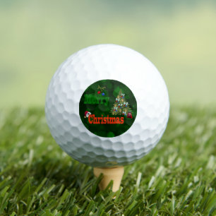 Balles De Golf Pelouse Bowles, Christmas Golf Balls