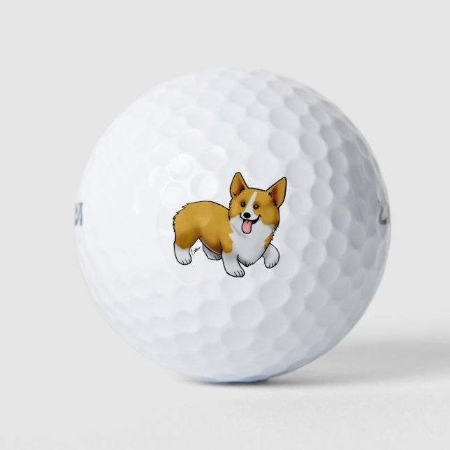 Balles De Golf Pembroke Welsh Corgi (Devant)