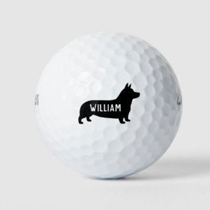 Balles De Golf Pembroke Welsh Corgi Silhouette