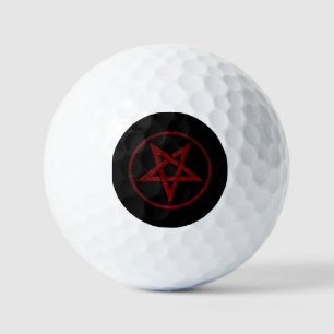 Balles De Golf Pentagram Red Devil