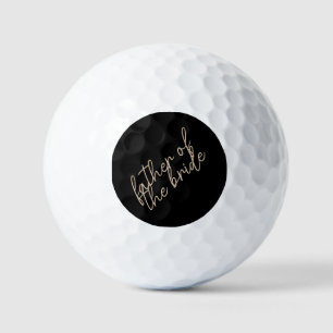 Balles De Golf Père moderne de la mariée   Beige + noir