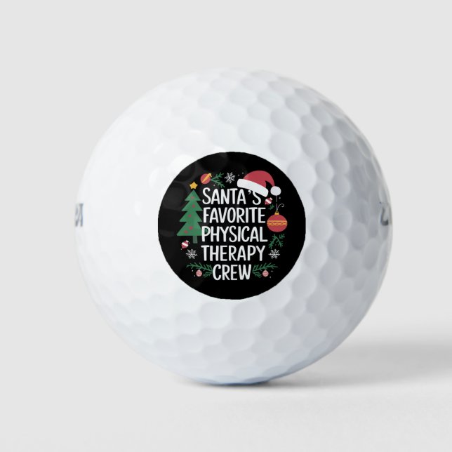 Balles De Golf Père Noël Favorite Phytothérapie Crew Noël (Devant)