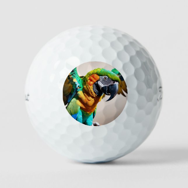Balles De Golf Perroquet (Recto)