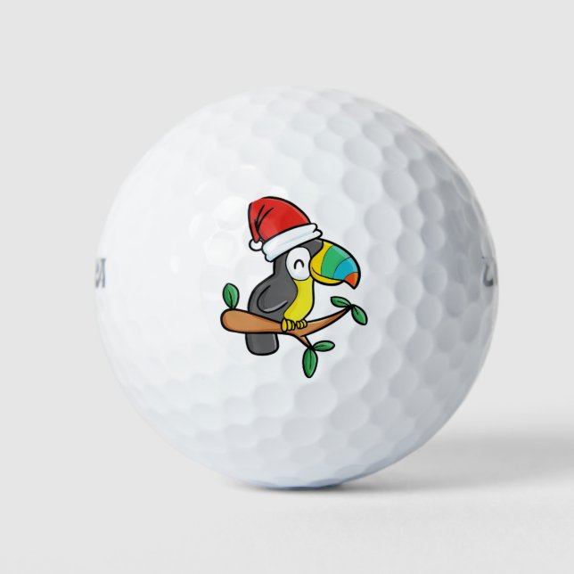 Balles De Golf Perroquet de Noël (Devant)