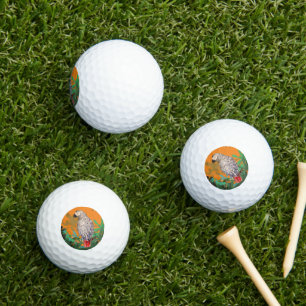 Balles De Golf Perroquet gris africain