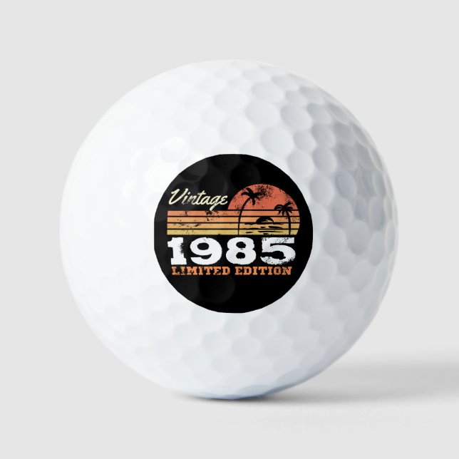 Balles De Golf Personalized Vintage 1985 Limited Edition (Recto)