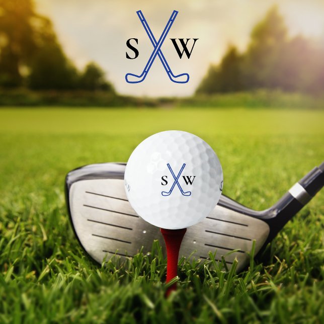 Balles De Golf Personnalisé Créer Votre Propre Thème De Golf Mono (Golf logo monogrammed with initials.)