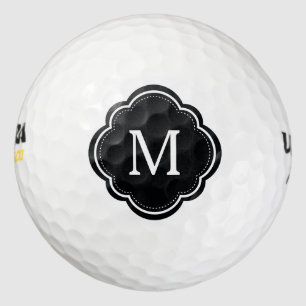 Balles De Golf Personnalisé   Élégant monogramme