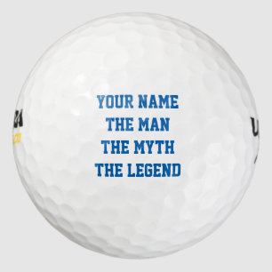 Balles De Golf Personnalisé Le mythe de l'homme légende jeu de ba