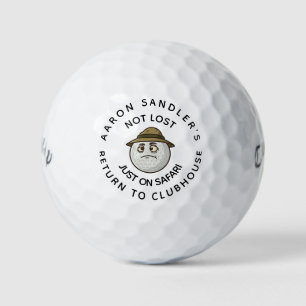 Balles De Golf Personnalisé Votre Nom Pas Perdu Juste Sur Safari
