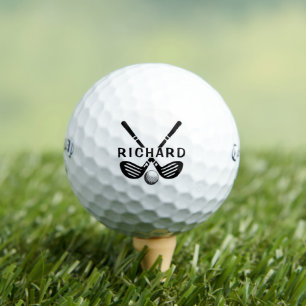 Balles de golf personnalisées au nom - Dessin de c