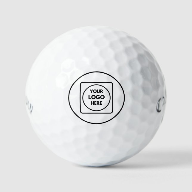 Balles de golf personnalisées avec logo de l'entre (Recto)
