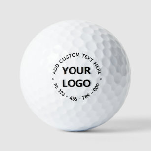 Balles de golf personnalisées avec logo et texte t