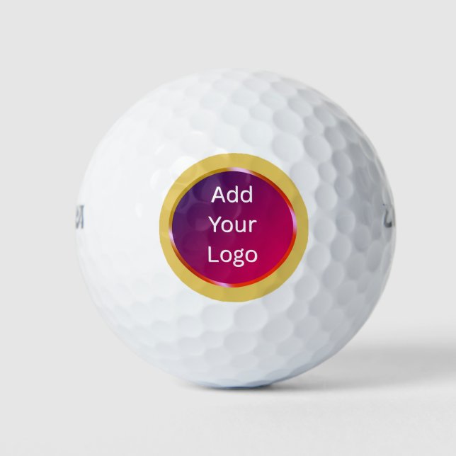 Balles de golf personnalisées avec monogramme  (Devant)
