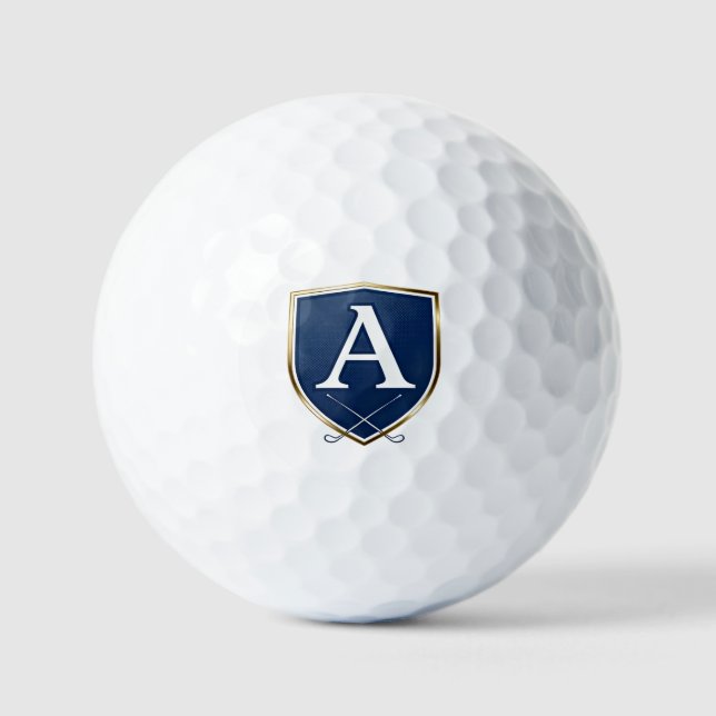 Balles de golf personnalisées avec monogramme - Bl (Recto)