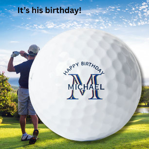 Balles de golf personnalisées avec monogramme pour