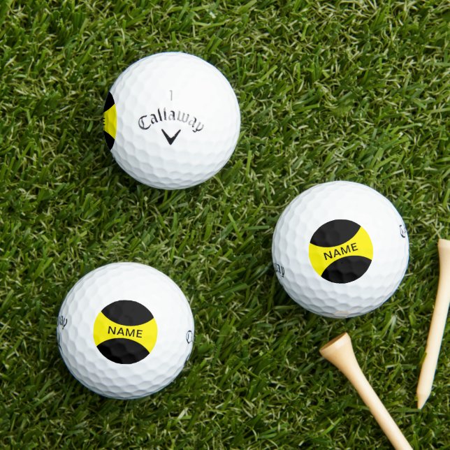 Balles de Golf Personnalisées avec Nom pour un Jeu (Herbe in situ)