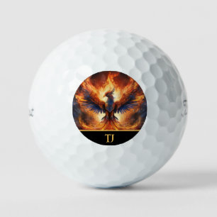 Balles de golf personnalisées avec un aigle flambo