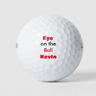 Balles de Golf Personnalisées avec un Nom sur le T
