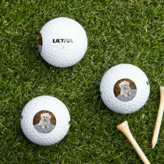 Balles de golf personnalisées avec une photo de co