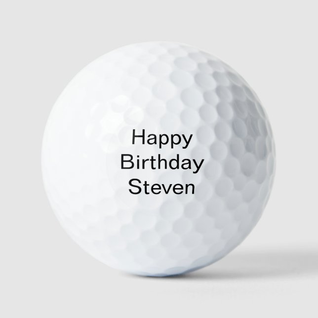 Balles de golf personnalisées, Cadeaux de golf pou (Recto)