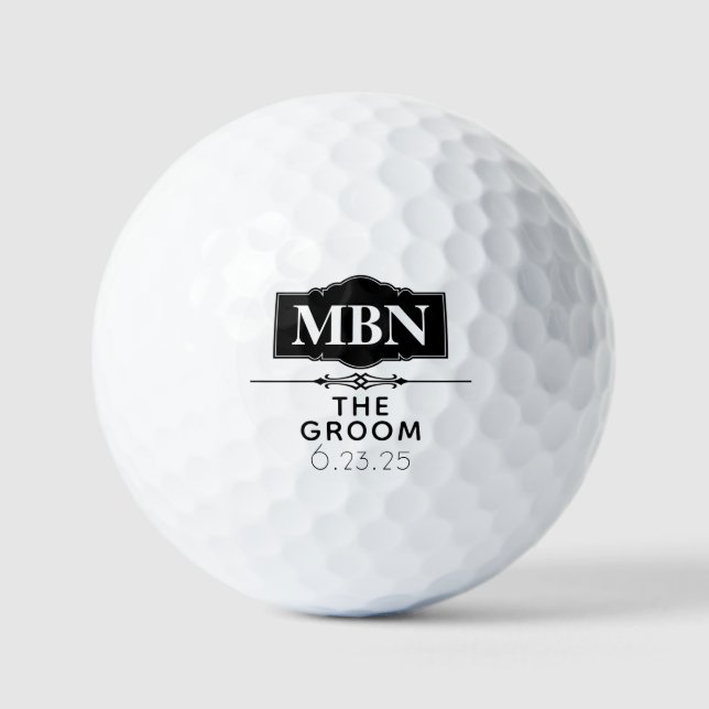 Balles de golf personnalisées GROOM (Recto)