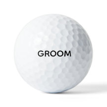 Balles de golf personnalisées Groom | Jour de mari