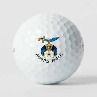 Balles de golf personnalisées pour le temple Shrin